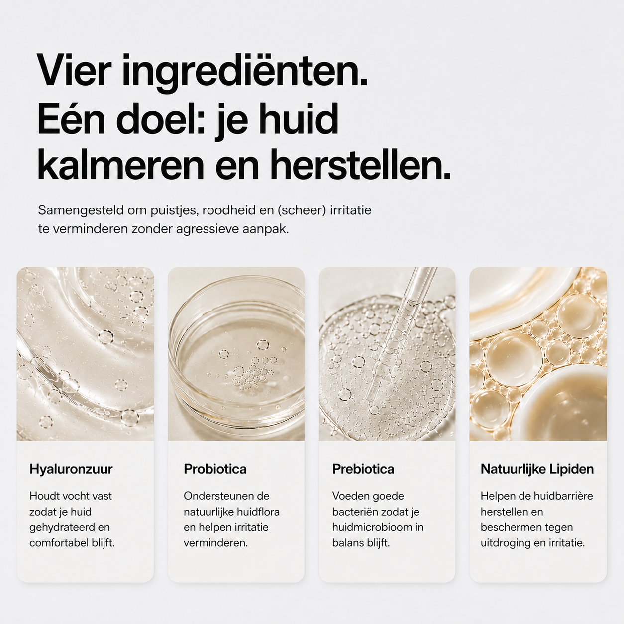 Face Repair - Nachtcreme Mannen met Hyaluronzuur tegen Acne & Puistjes