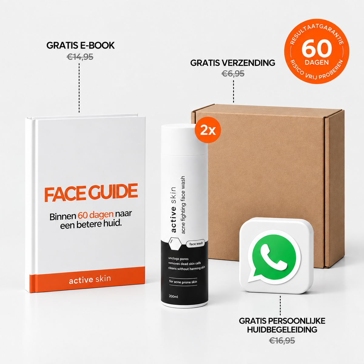 Face Wash - Gezichtsreiniger Mannen met Glycerine tegen Acne & Puistjes
