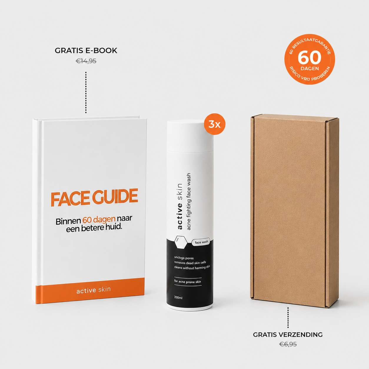 Face Wash - Gezichtsreiniger Mannen met Glycerine tegen Acne & Puistjes