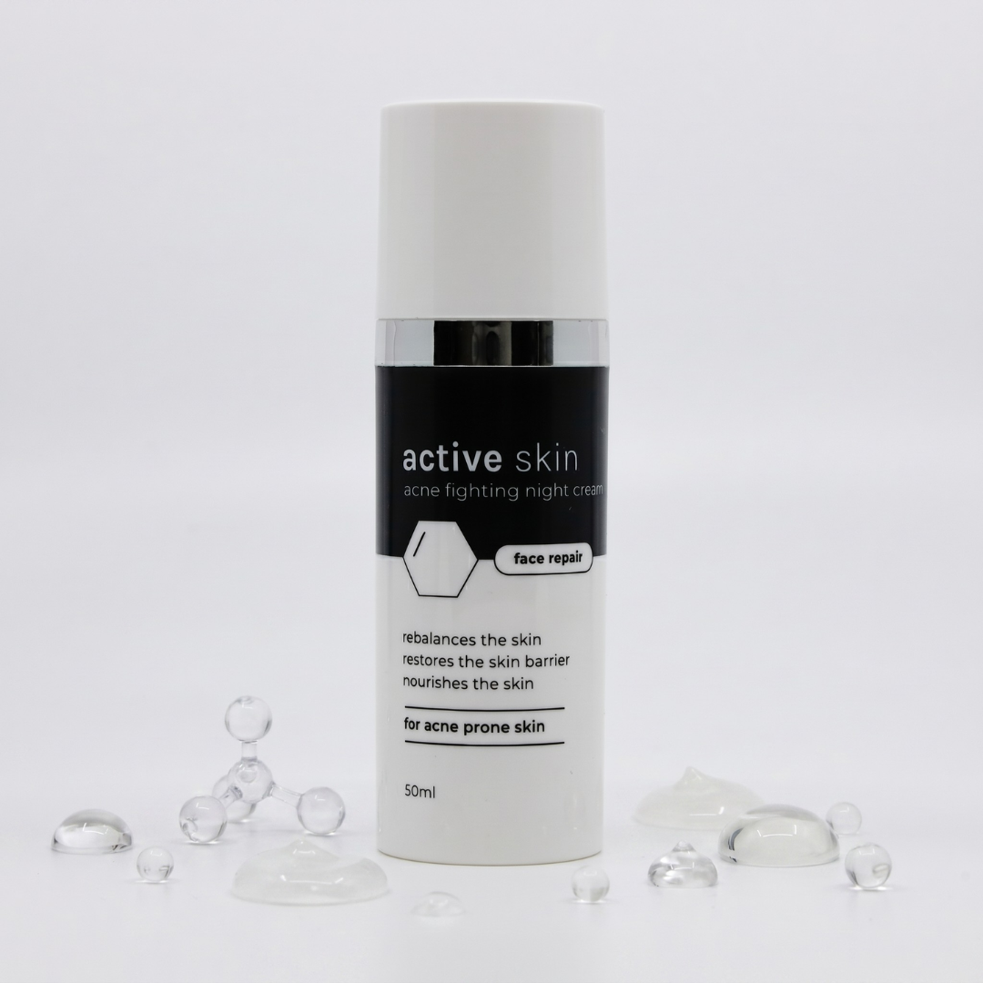 Face Repair - Nachtcreme Mannen met Hyaluronzuur tegen Acne & Puistjes