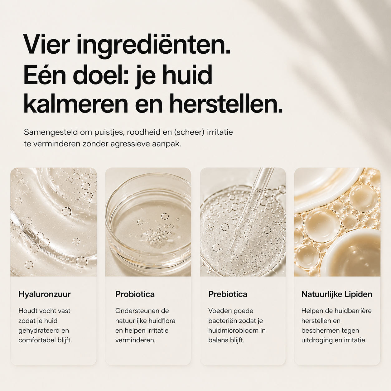Face Repair - Nachtcreme Mannen met Hyaluronzuur tegen Acne & Puistjes