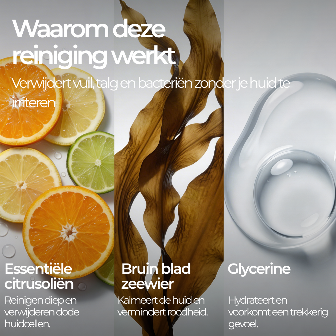 Face Wash - Gezichtsreiniger Mannen met Glycerine tegen Acne & Puistjes